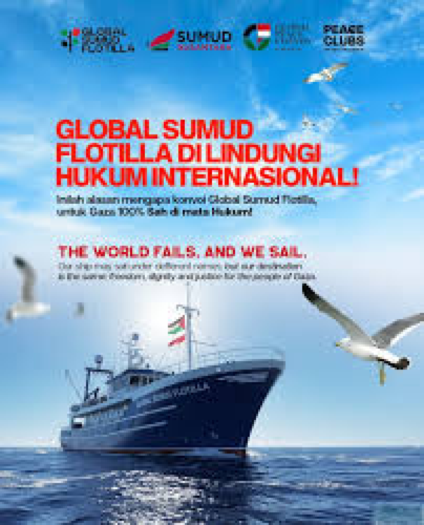 Global Sumud Flotilla Tetap Lanjutkan Misi Meski Mengalami Serangan di Tunisia